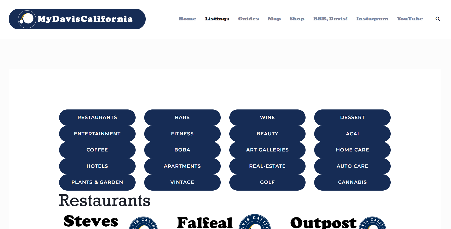 Listings desktop screenshot 1